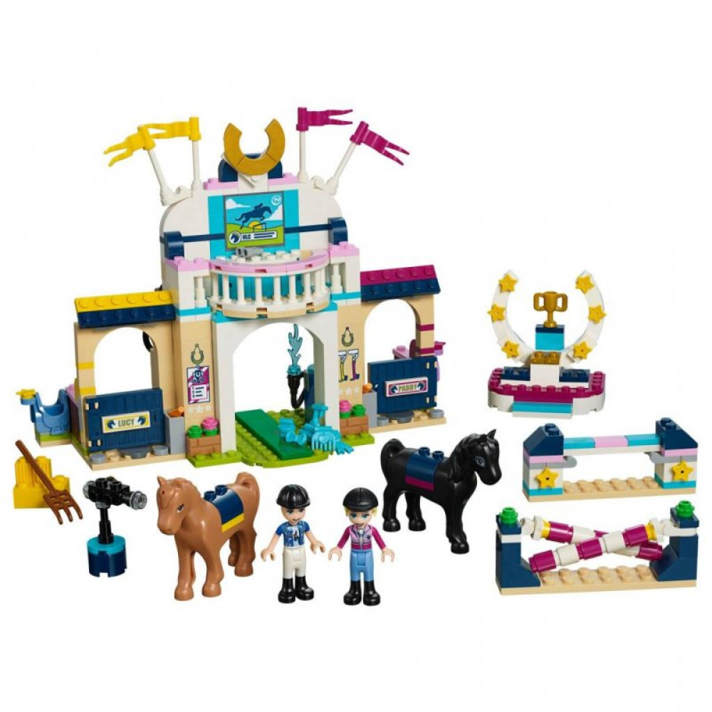 Конструктор LEGO Friends Соревнования по конкуру 337 деталей (41367)
