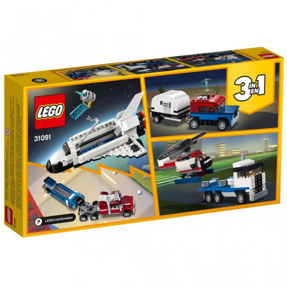 Конструктор LEGO Тягач із шатлом (31091)