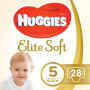 Підгузок Huggies Elite Soft 5 (15-22 кг) Jumbo 28 шт (5029053572611)