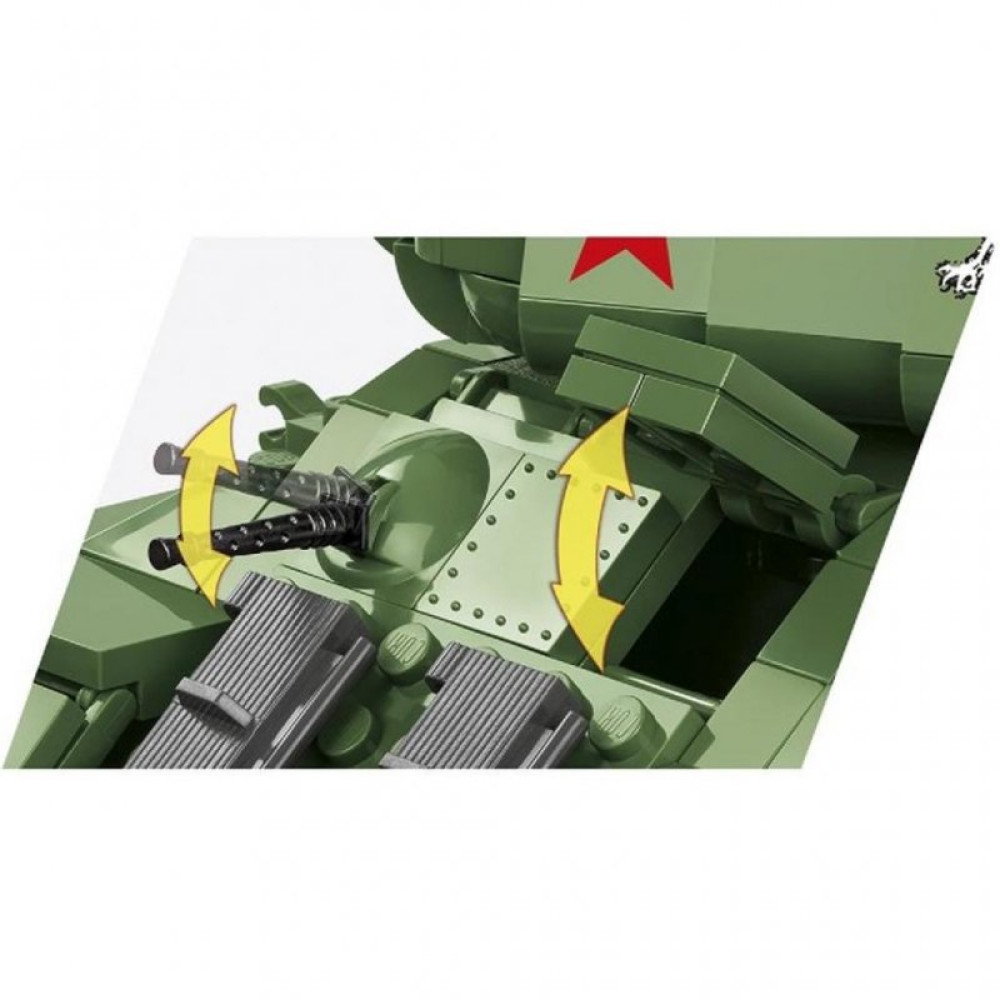 Конструктор Cobi World Of Tanks Т-34/85 500 деталей (COBI-3005A)