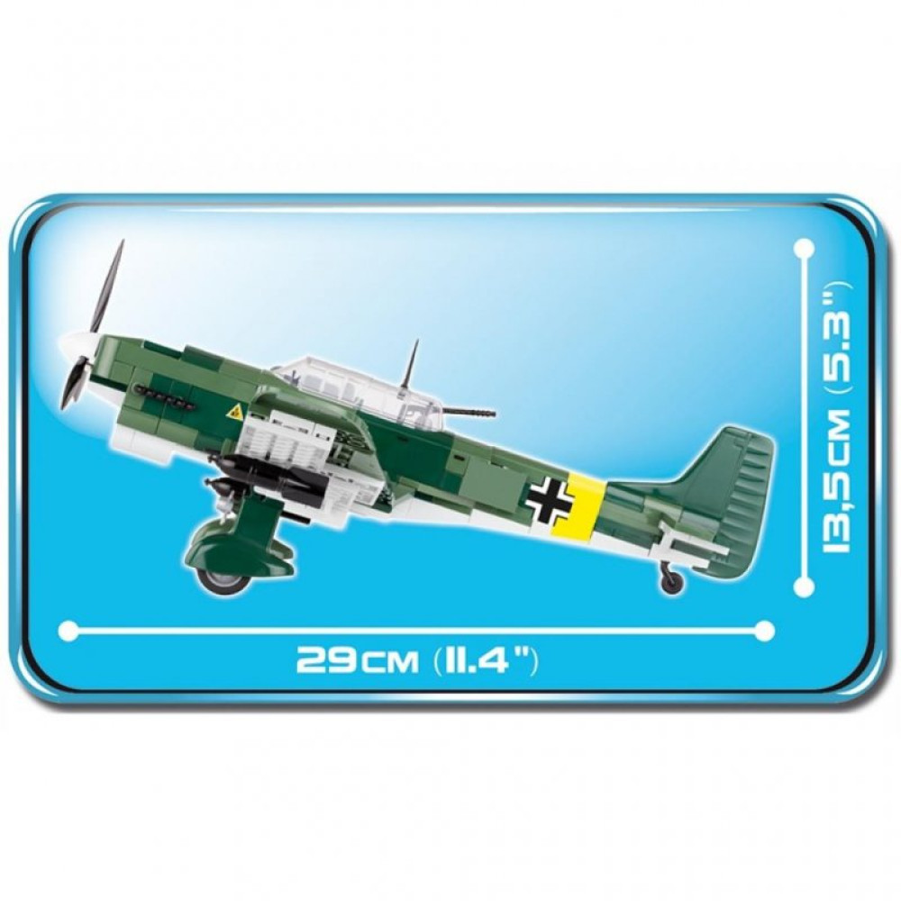 Конструктор Cobi Вторая Мировая Война Самолет Юнкерс Ю-87, 315 деталей (COBI-5521)