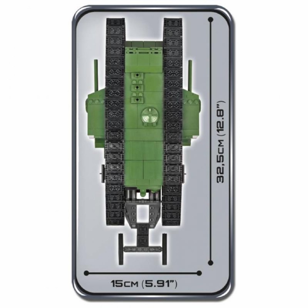 Конструктор Cobi Танк Марк 1 605 деталей (COBI-2972)