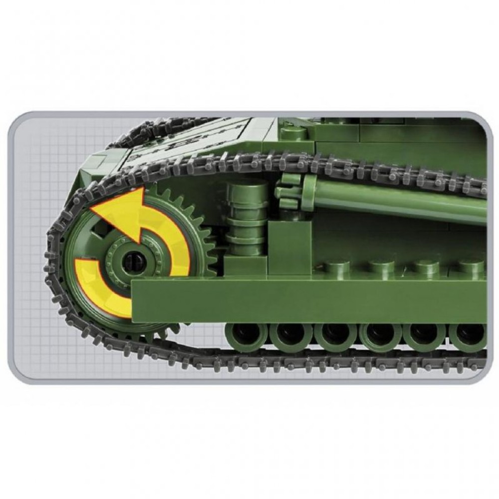 Конструктор Cobi Танк Рено ФТ-17 375 деталей (COBI-2973)