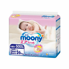 Подгузник Moony NB (0-5 кг) 26 шт (4903111277421) Подгузник Moony NB (0-5 кг) 26 шт (4903111277421)