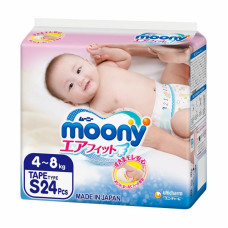 Подгузник Moony S (4-8 кг) 24 шт (4903111277551) Подгузник Moony S (4-8 кг) 24 шт (4903111277551)