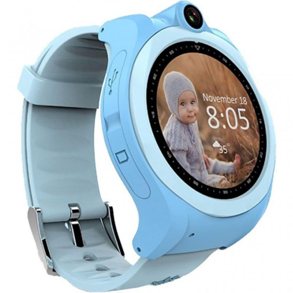 Смарт-годинник UWatch Q610 Kid wifi gps smart watch Blue (F_52916)