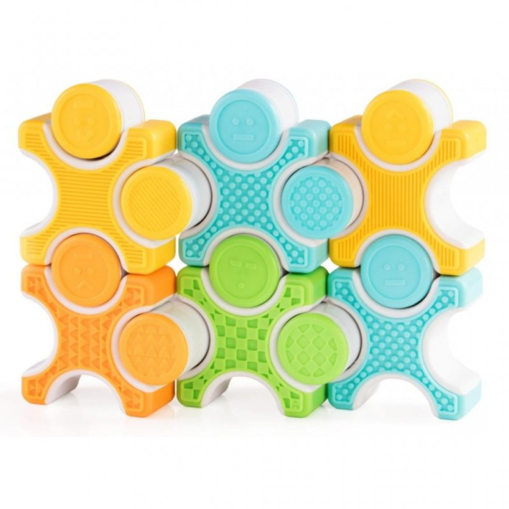 Конструктор Guidecraft Grippies Stackers, 16 деталей (G8313)