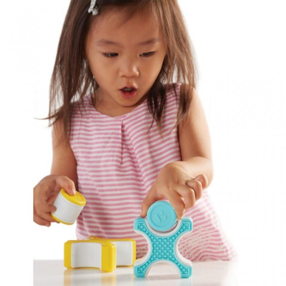 Конструктор Guidecraft Grippies Stackers, 16 деталей (G8313)