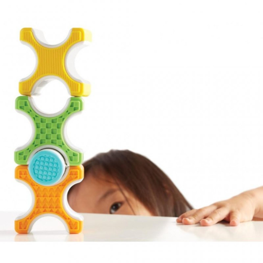 Конструктор Guidecraft Grippies Stackers, 16 деталей (G8313)