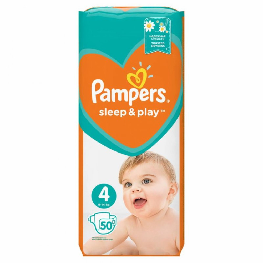 Подгузник Pampers Sleep & Play Maxi Размер 4 (9-14 кг), 50 шт (8001090669056) Подгузник Pampers Sleep & Play Maxi Размер 4 (9-14 кг), 50 шт (8001090669056)