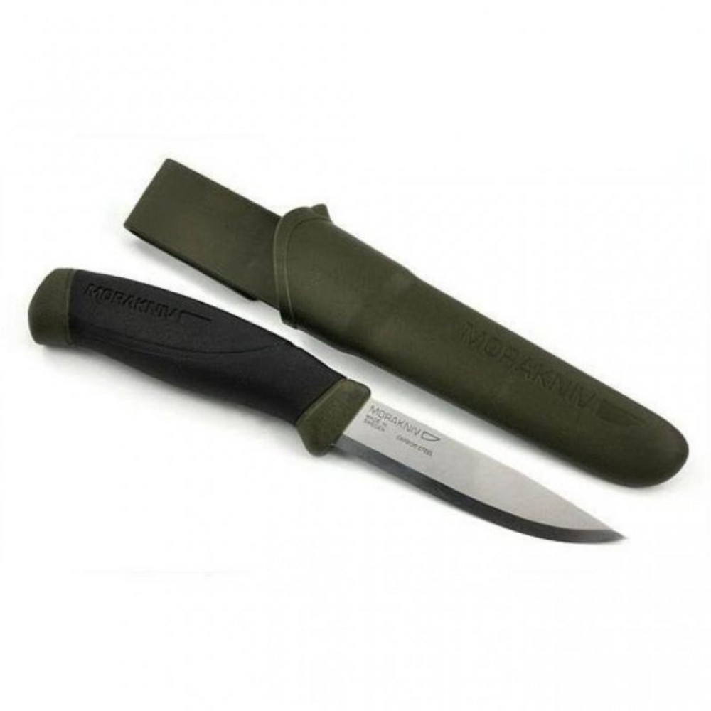 Нож Morakniv Companion Green Heavy Duty MG, углеродистая сталь (12494)