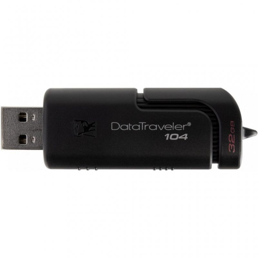 USB флеш накопитель Kingston 32GB DataTraveller 104 Black USB 2.0 (DT104/32GB)