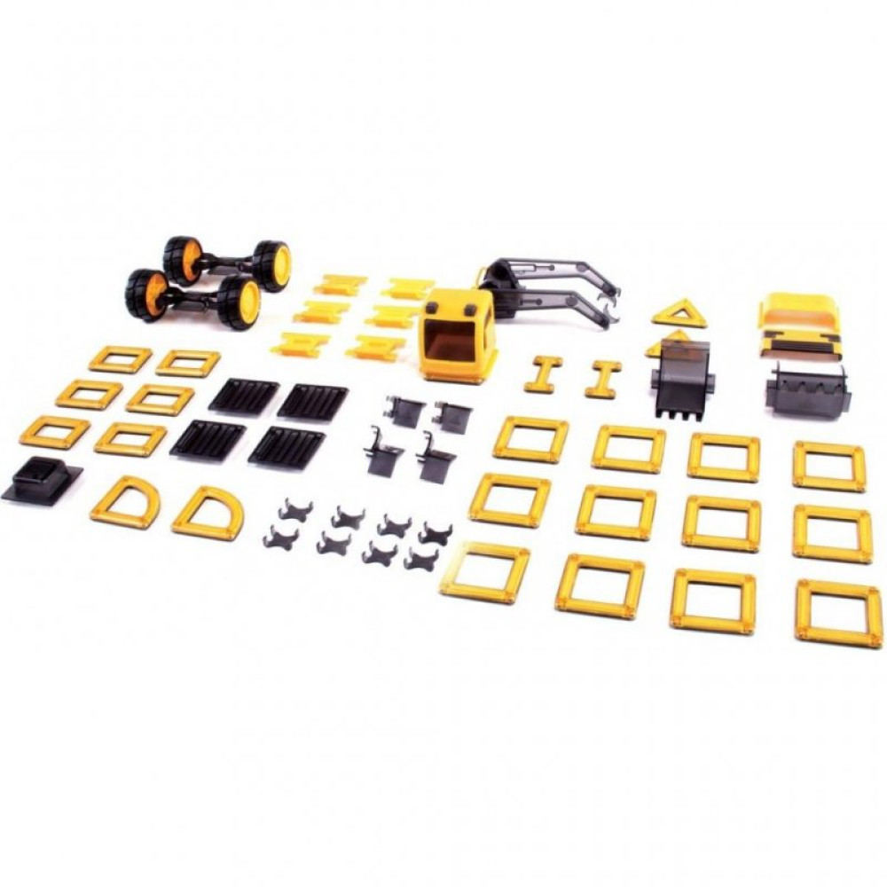 Конструктор Guidecraft PowerClix Строительная техника, 55 деталей (G9460)