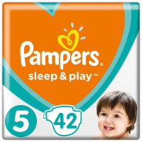 Подгузник Pampers Sleep & Play Junior Размер 5 (11-16 кг), 42 шт (8001090784674)