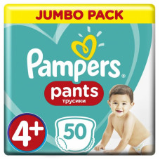 Подгузник Pampers трусики Pants Maxi Plus Размер 4+ (9-15 кг), 50 шт (8001841133164) Подгузник Pampers трусики Pants Maxi Plus Размер 4+ (9-15 кг), 50 шт (8001841133164)
