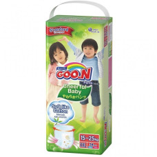 Подгузник GOO.N Cheerful Baby Трусики 15-25 кг XXL, унисекс, 34 шт (853883) Подгузник GOO.N Cheerful Baby Трусики 15-25 кг XXL, унисекс, 34 шт (853883)