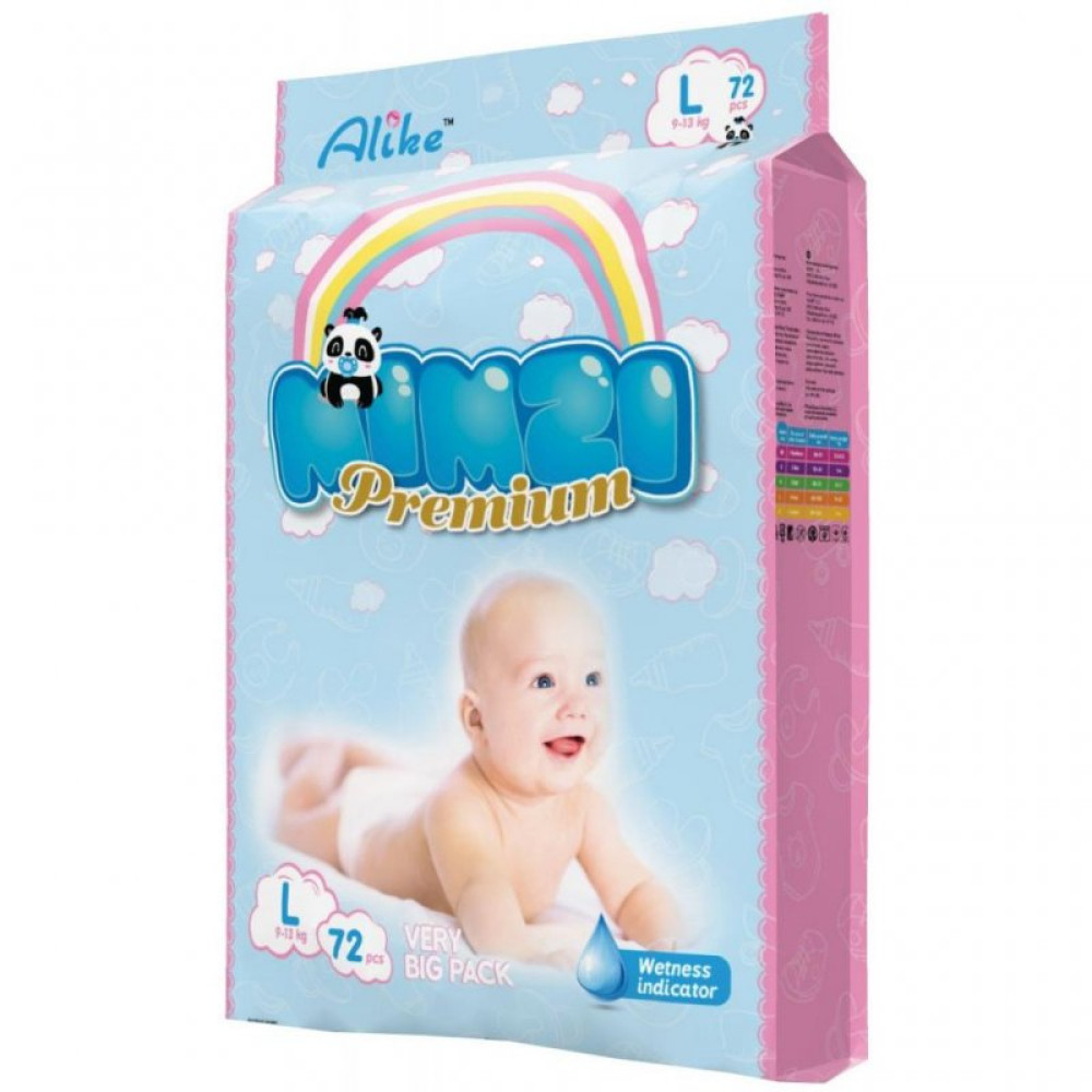 Подгузник Mimzi L 9-13 кг 72 шт (MDL72) Подгузник Mimzi L 9-13 кг 72 шт (MDL72)