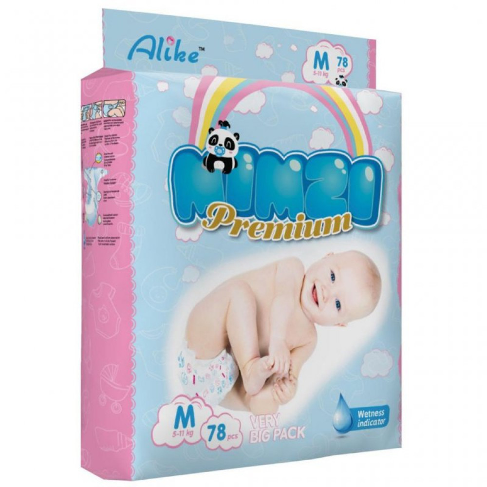Подгузник Mimzi M 5-11 кг 78 шт (MDM78)