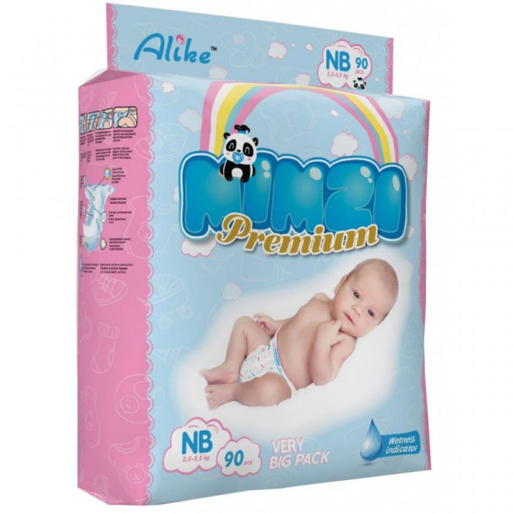 Подгузник Mimzi NB 2.5-5.5 кг 90 шт (MDNB90) Подгузник Mimzi NB 2.5-5.5 кг 90 шт (MDNB90)