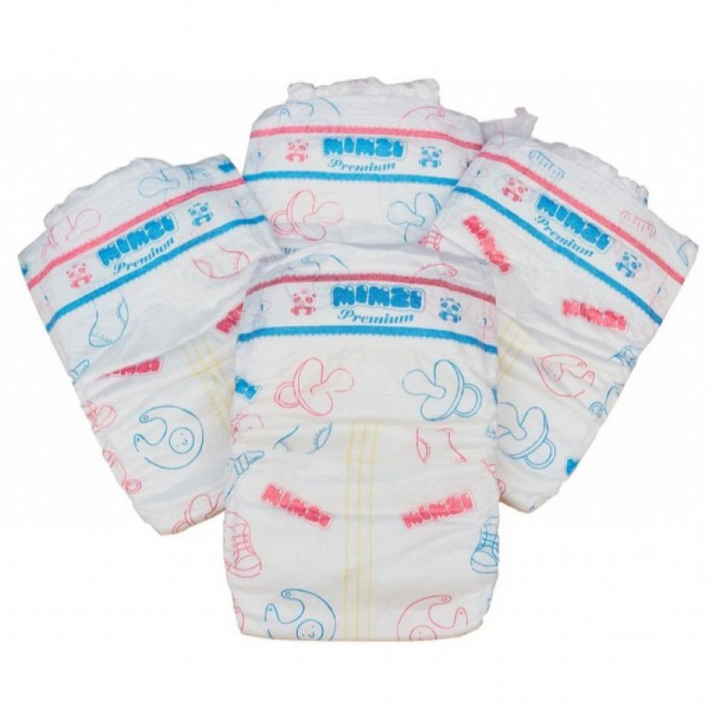 Подгузник Mimzi S 3-6 кг 84 шт (MDS84)