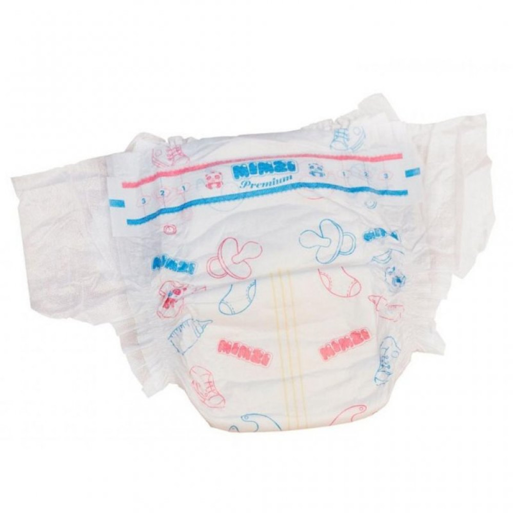 Подгузник Mimzi S 3-6 кг 84 шт (MDS84)