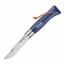 Ніж Opinel №8 Inox VRI Trekking темно-синий, без упаковки (002212)