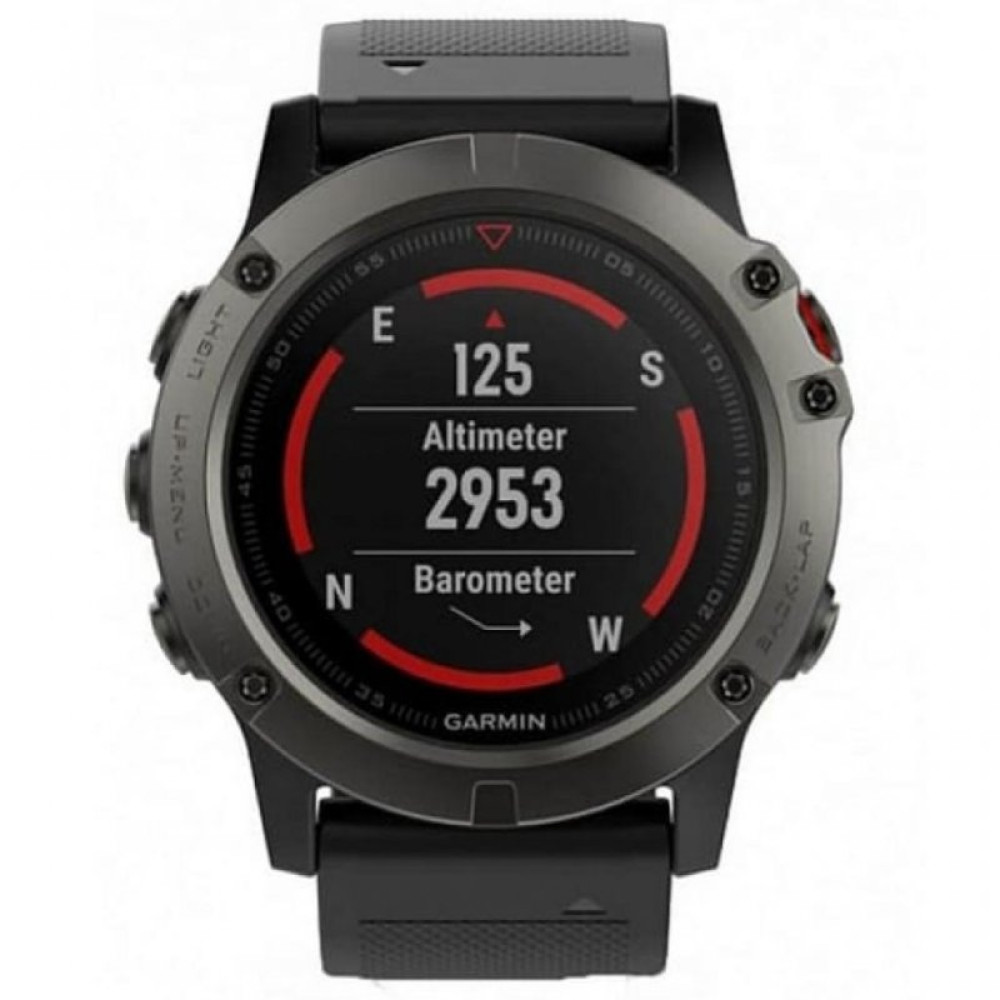 Смарт-годинник Garmin Fenix 5x Sapphire Slate Gray (010-01733-01/14)
