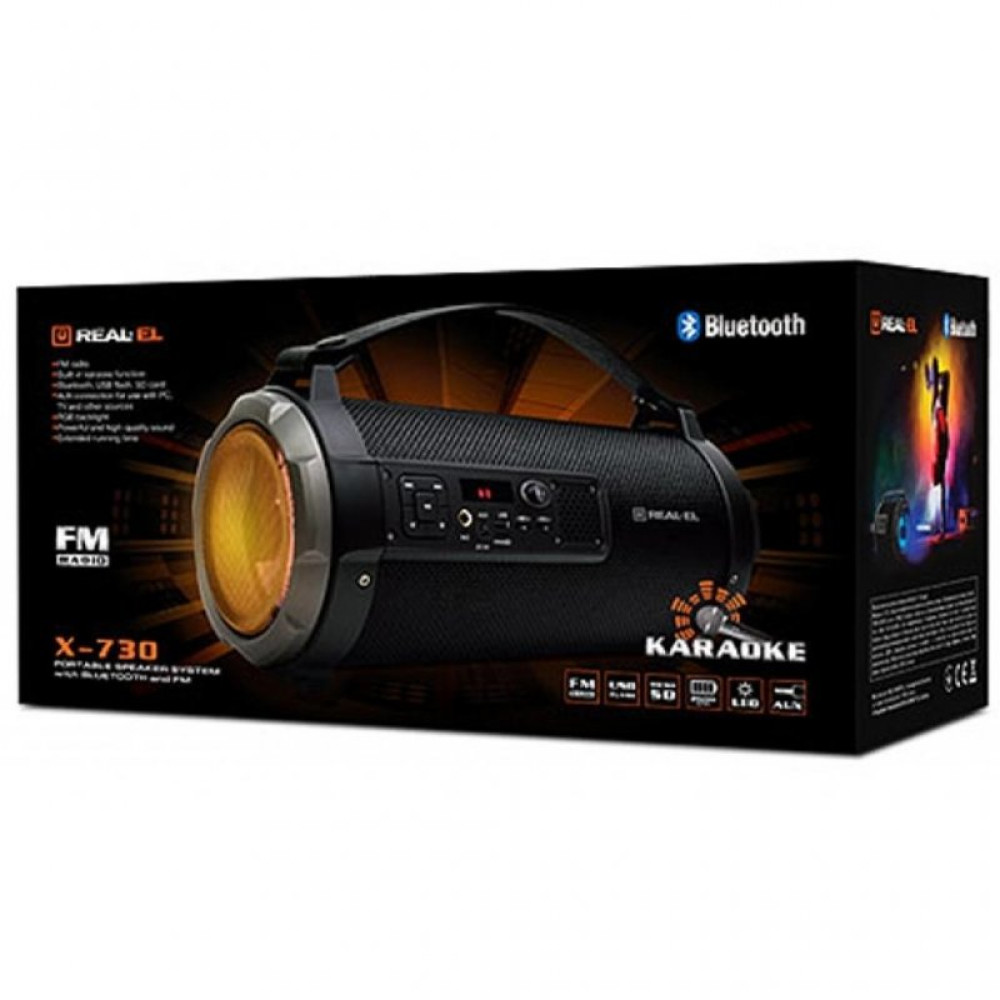 Акустична система REAL-EL X-730 Black