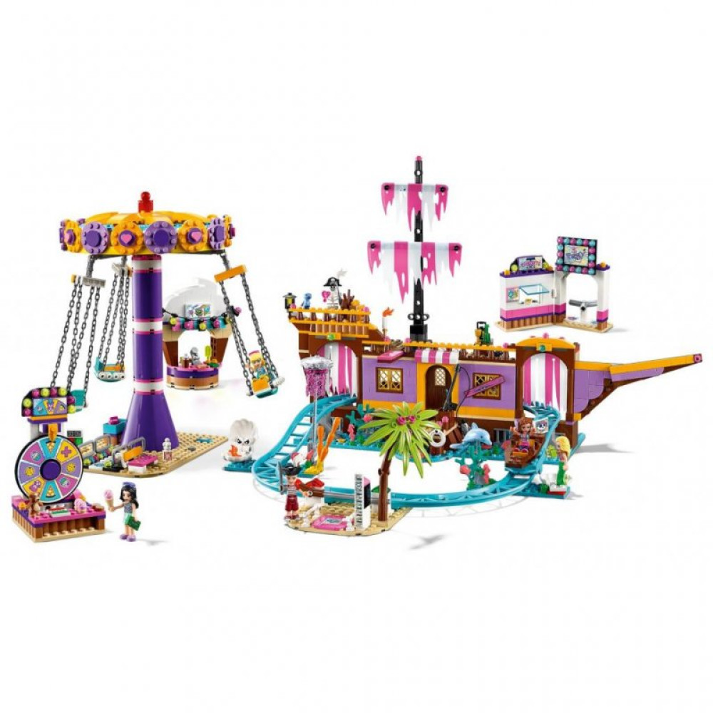 Конструктор LEGO Friends Парк развлечений на набережной 1251 деталь (41375)