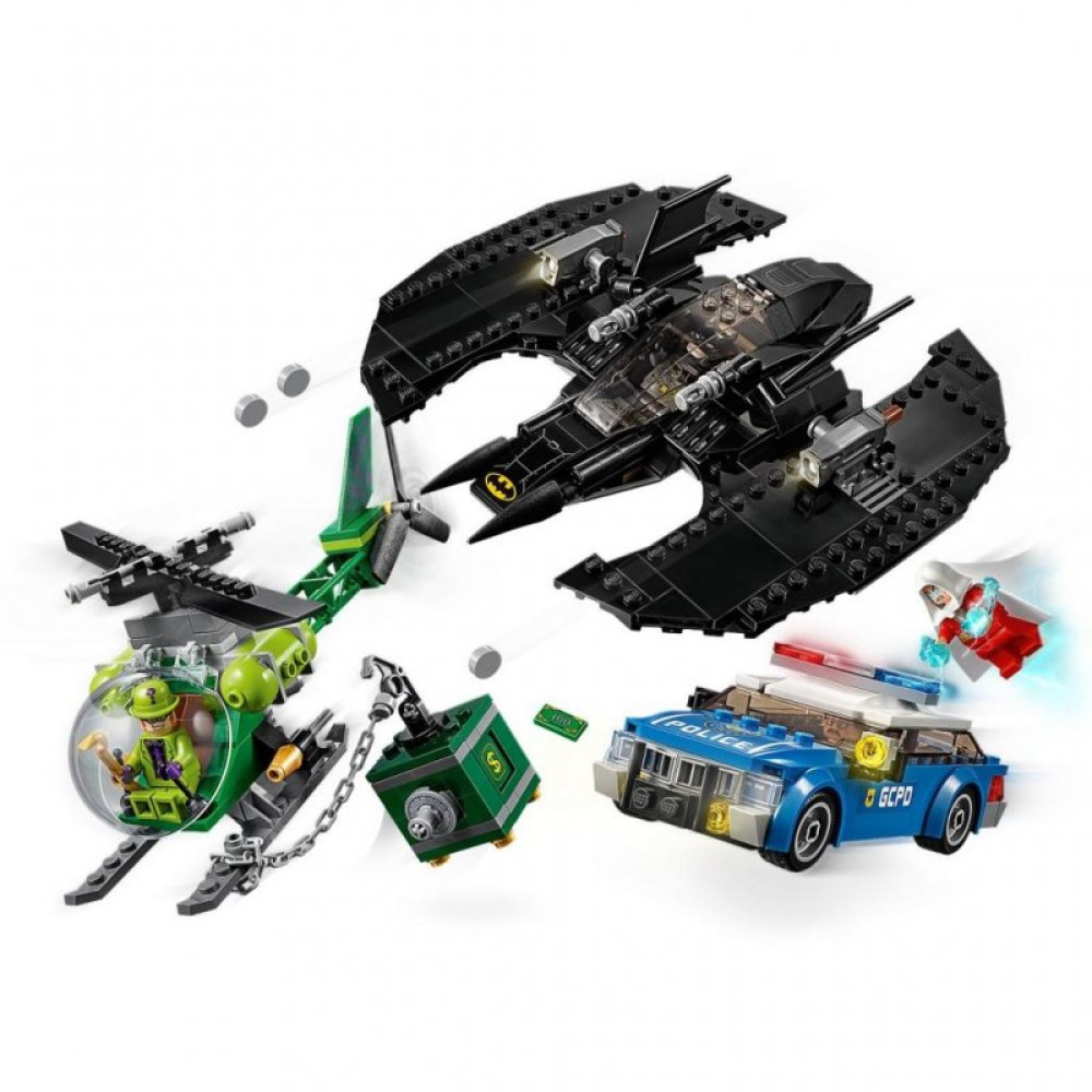 Конструктор LEGO Super Heroes DC Бэткрыло Бэтмена и ограбление Загадочника (76120)