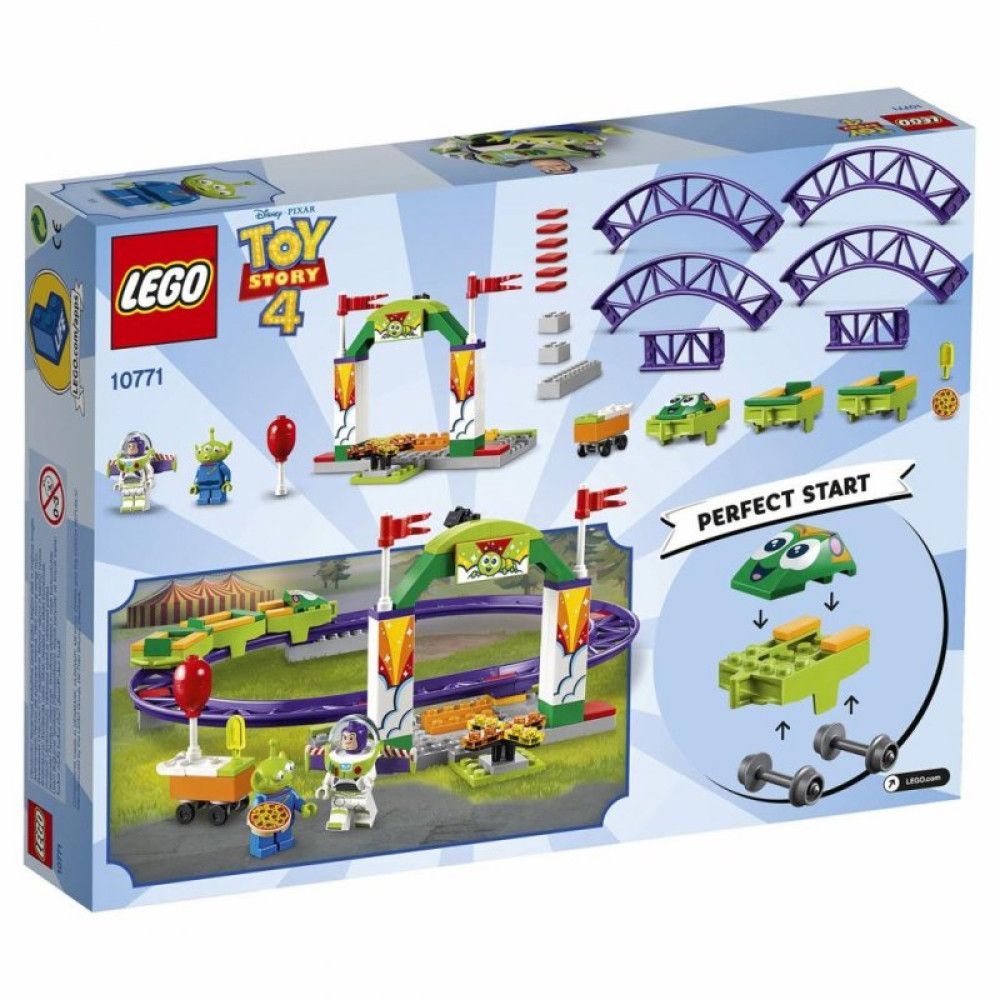 Конструктор LEGO Toy Story 4 Аттракцион Паровозик 98 деталей (10771)