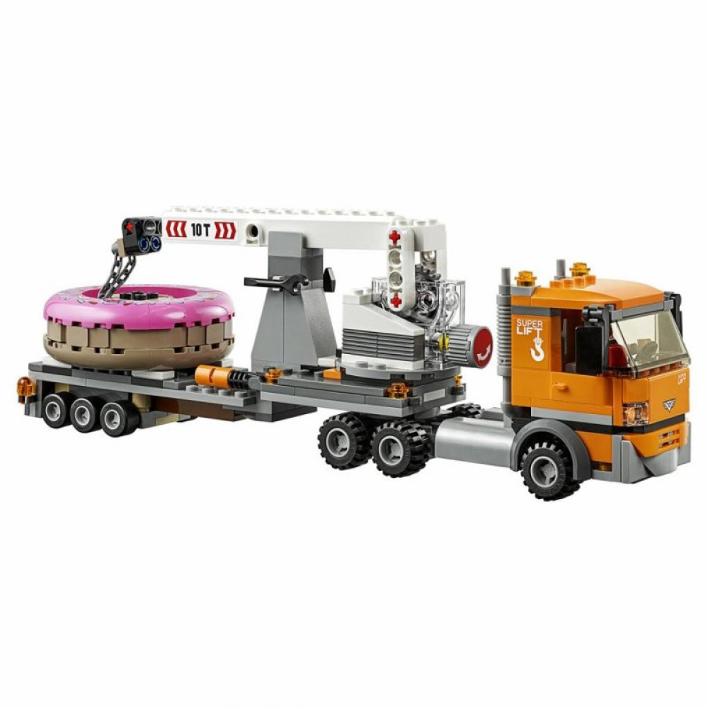 Конструктор LEGO City Открытие магазина по продаже пончиков 790 деталей (60233)