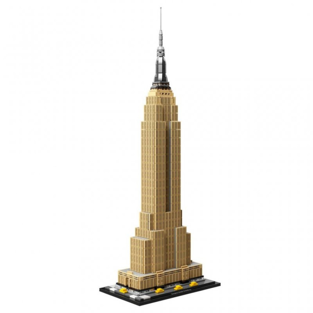Конструктор LEGO Architecture Эмпайр-стейт-билдинг 1767 деталей (21046)