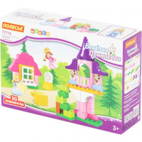 Конструктор Polesie Макси Весёлая принцесса 50 элементов в коробке (77714)