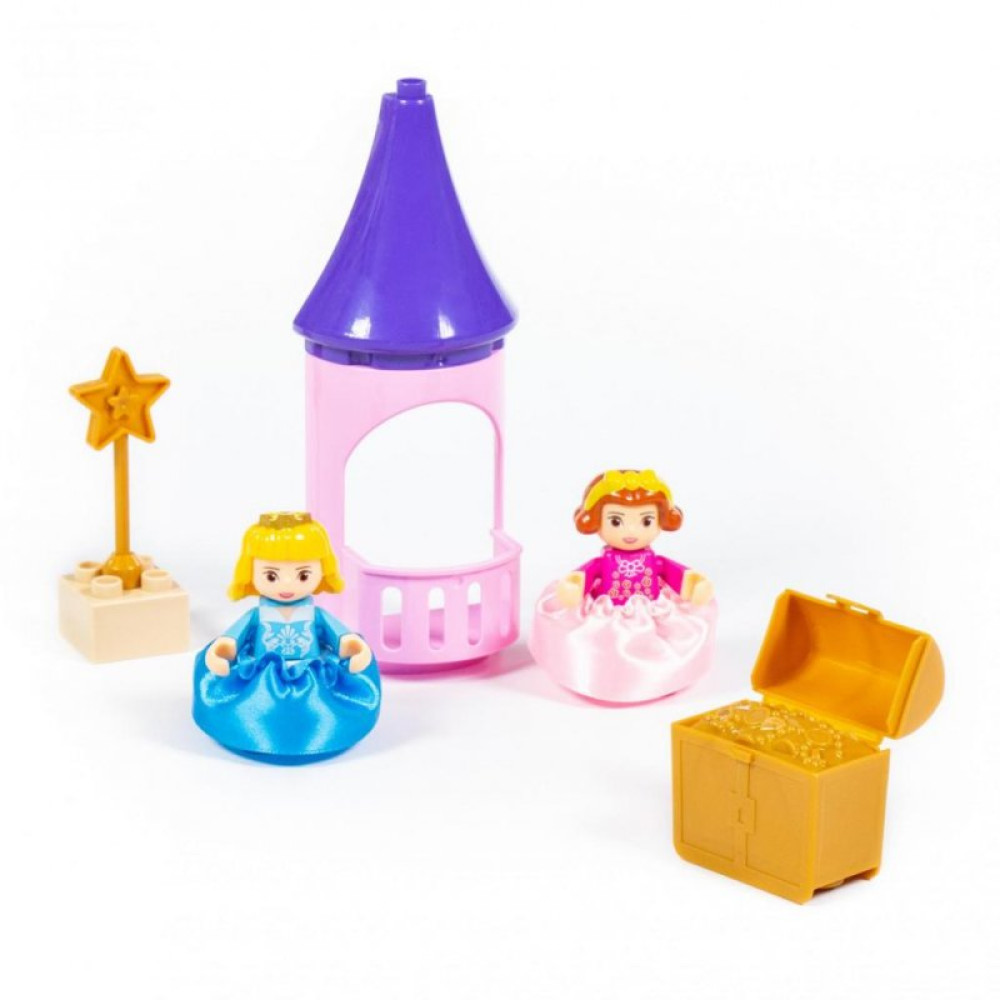 Конструктор Polesie Макси Весёлая принцесса 50 элементов в коробке (77714)