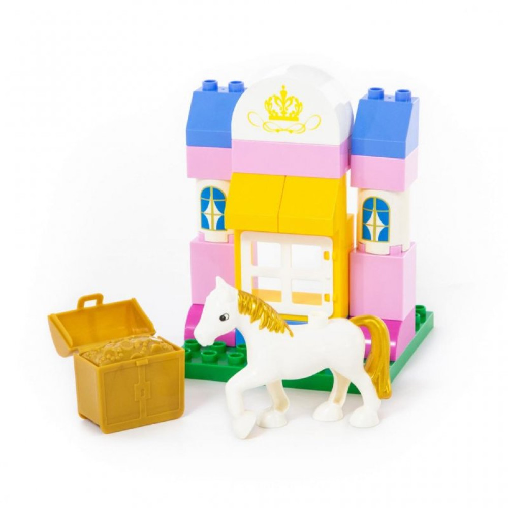 Конструктор Polesie Макси Весёлая принцесса 86 элементов в коробке (77691) Конструктор Polesie Макси Весёлая принцесса 86 элементов в коробке (77691)