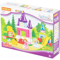 Конструктор Polesie Макси Весёлая принцесса 70 элементов в коробке (77707)