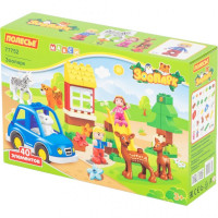 Конструктор Polesie Макси Зоопарк 40 элементов в коробке (77752)