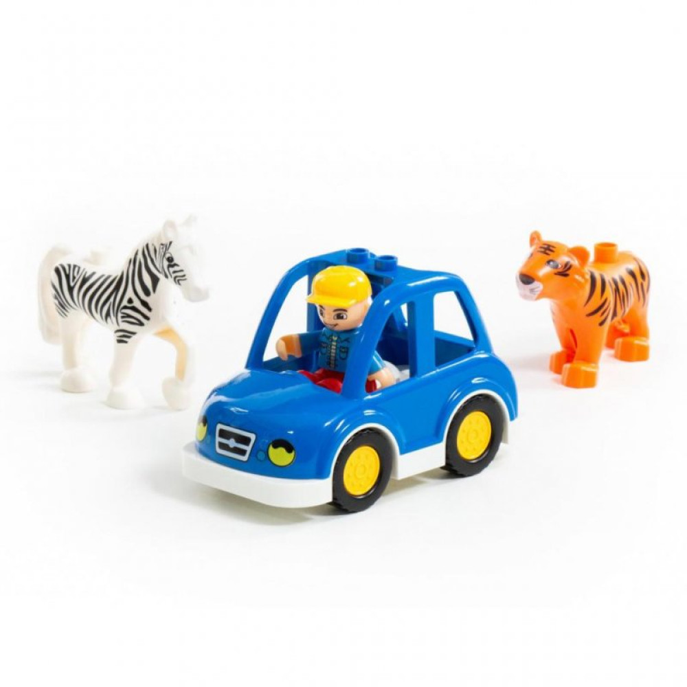 Конструктор Polesie Макси Зоопарк 40 элементов в коробке (77752) Конструктор Polesie Макси Зоопарк 40 элементов в коробке (77752)