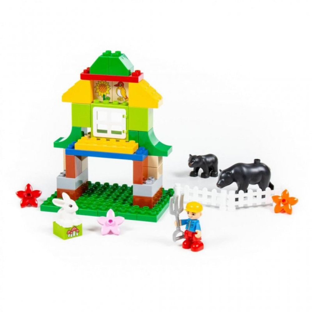 Конструктор Polesie Макси Зоопарк 78 элементов в коробке (77745) Конструктор Polesie Макси Зоопарк 78 элементов в коробке (77745)