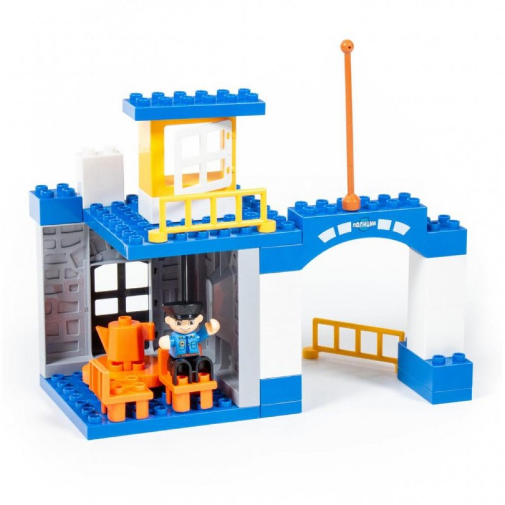 Конструктор Polesie Макси Полицейский участок 36 элементов в коробке (77554) Конструктор Polesie Макси Полицейский участок 36 элементов в коробке (77554)