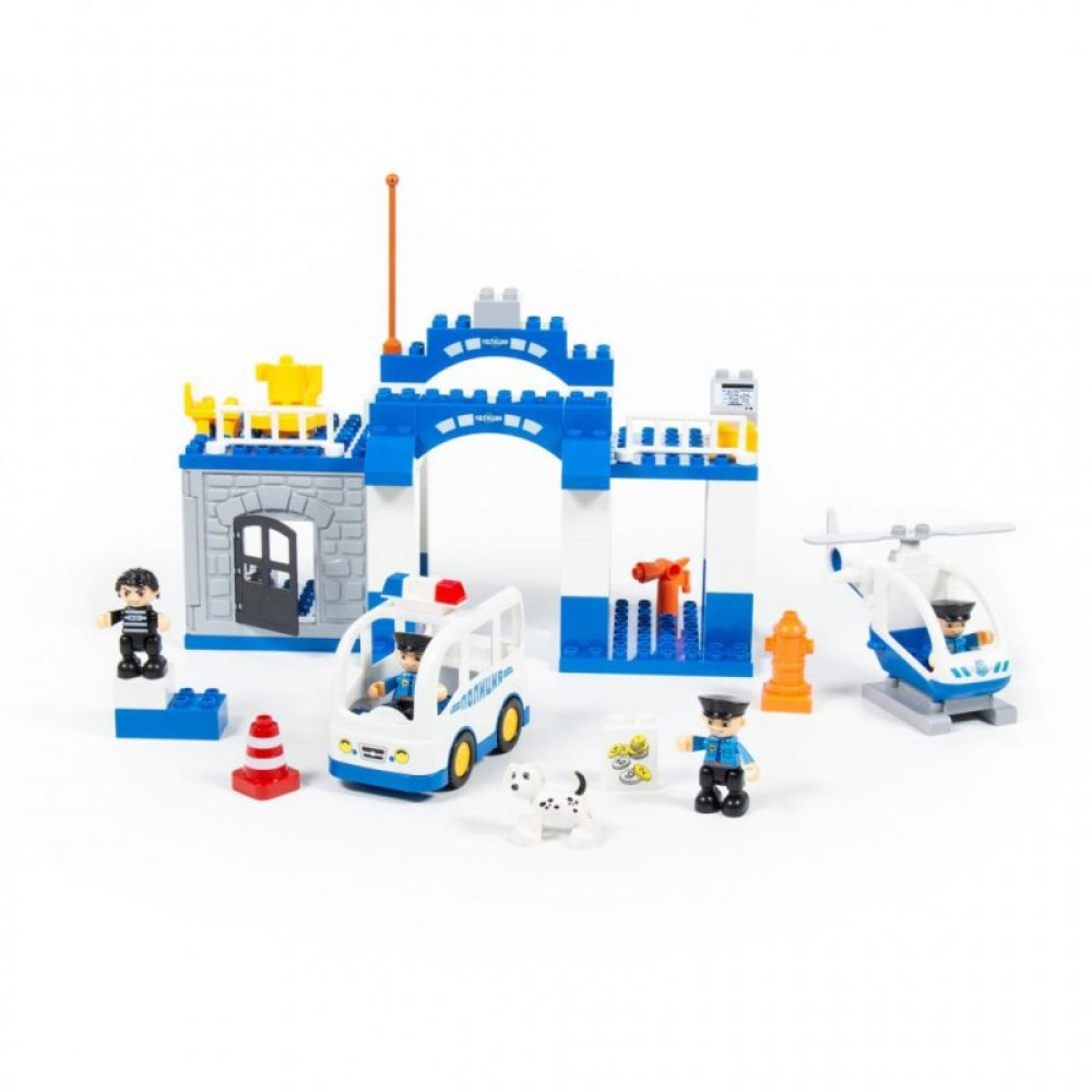 Конструктор Polesie Макси Полицейский участок 70 элементов в коробке (77547) Конструктор Polesie Макси Полицейский участок 70 элементов в коробке (77547)