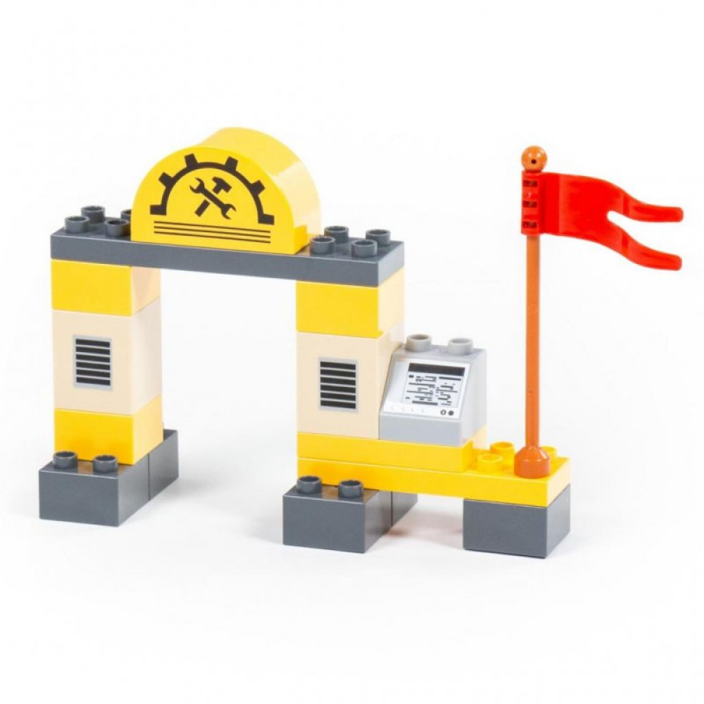 Конструктор Polesie Макси Строительная фирма 36 элементов в коробке (77622)