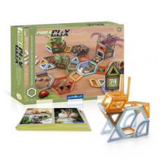 Конструктор Guidecraft PowerClix Frames Natural 74 детали (G9204)