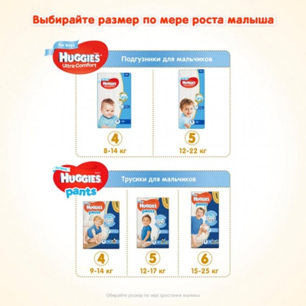 Підгузник Huggies Ultra Comfort 4 Box для хлопчиків (8-14 кг) 100 шт (5029053547831) Підгузник Huggies Ultra Comfort 4 Box для хлопчиків (8-14 кг) 100 шт (5029053547831)