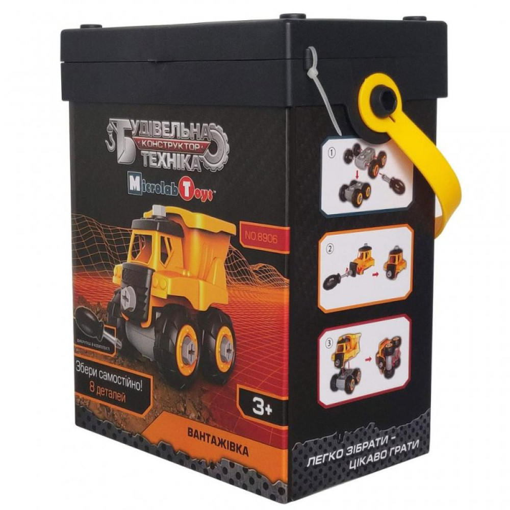 Конструктор Microlab Toys Строительная техника - грузовик (MT8906) Конструктор Microlab Toys Строительная техника - грузовик (MT8906)