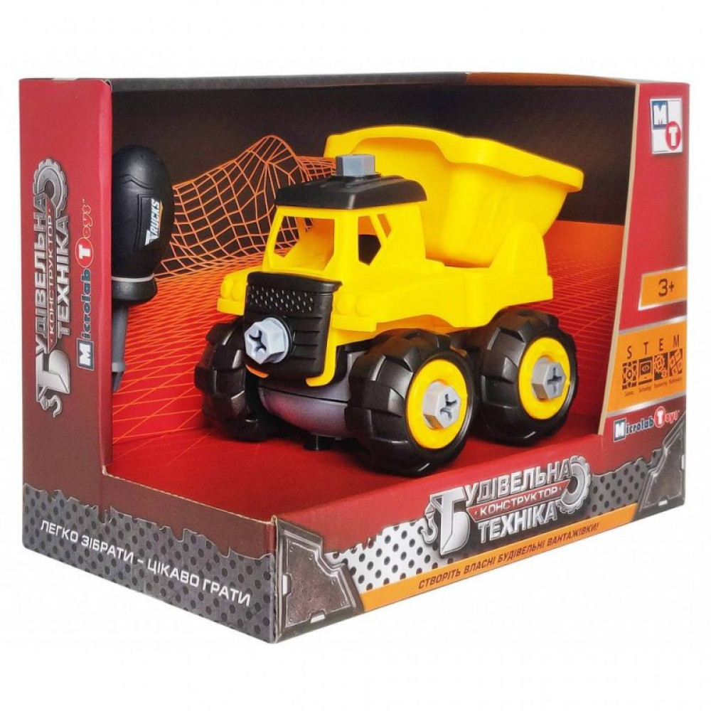 Конструктор Microlab Toys Строительная техника - грузовик (MT8906А)