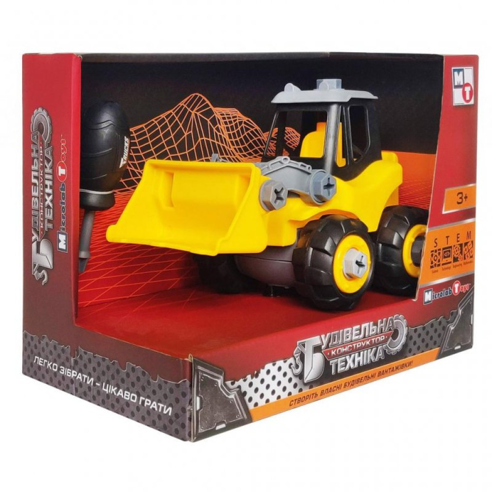 Конструктор Microlab Toys Строительная техника - трактор (MT8910А) Конструктор Microlab Toys Строительная техника - трактор (MT8910А)