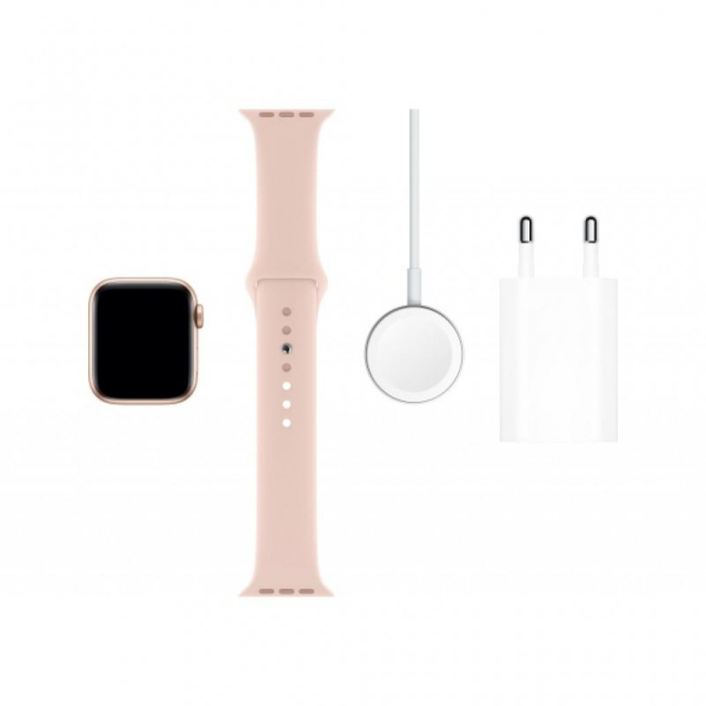 Смарт-часы Apple Watch Series 5 GPS, 40mm Gold Aluminium Case with Pink Sand (MWV72UL/A)