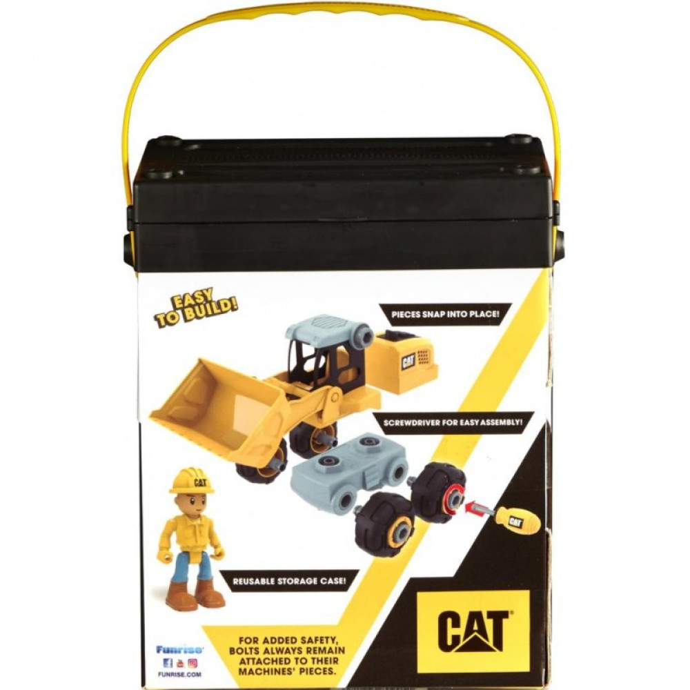 Конструктор Funrise CAT Machine Maker Колесный погрузчик 20 см (80905F)